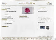3.78/CT Natural Ruby Stone with Govt. Lab Certificate-16489S207695